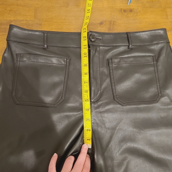 Loft Palmer Cropped Faux Leather Pants - Picture 8 of 9
